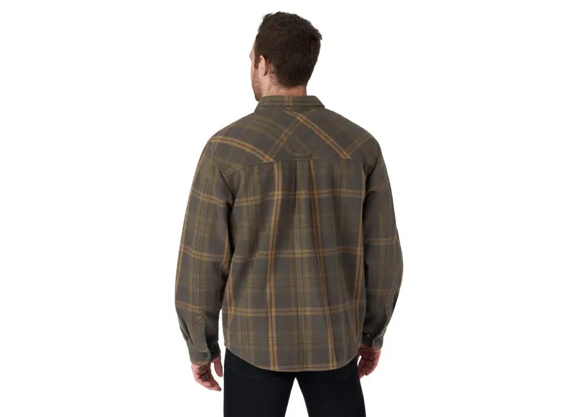 Can-Am Men's Bonded Plaid Overshirt