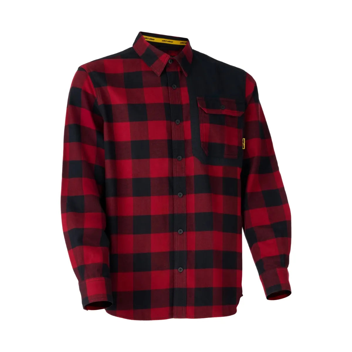 Ski-Doo Men's Buffalo Plaid Flannel Shirt