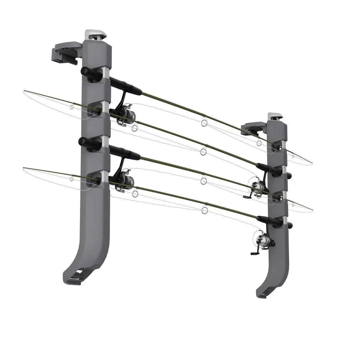 Quick-Access Rod Storage for Switch Pontoon