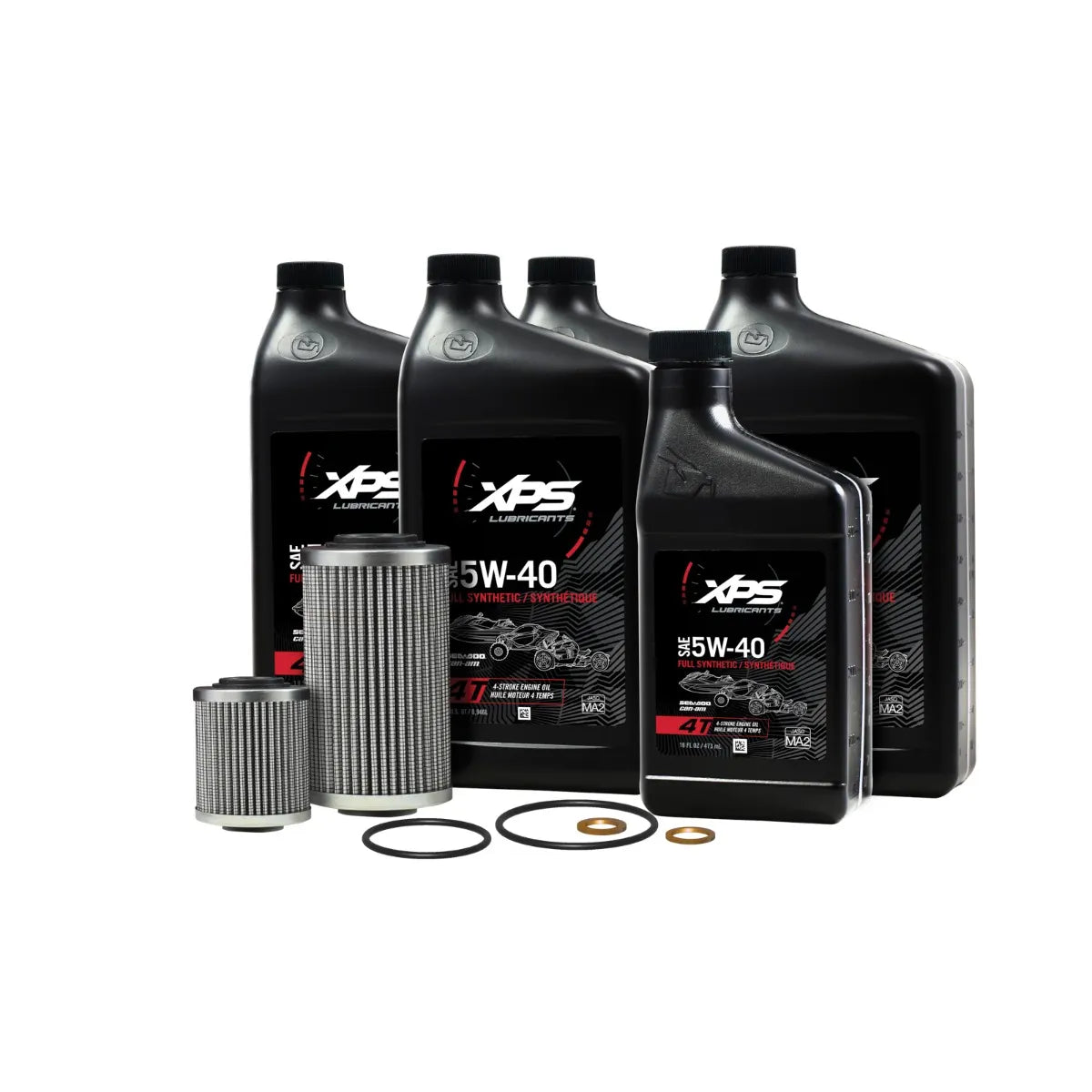 XPS 4T 5W-40 Full Synthetic Oil Change Kit for Rotax 991 (SE5) engine