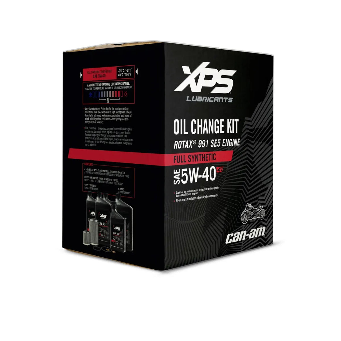 XPS 4T 5W-40 Full Synthetic Oil Change Kit for Rotax 991 (SE5) engine