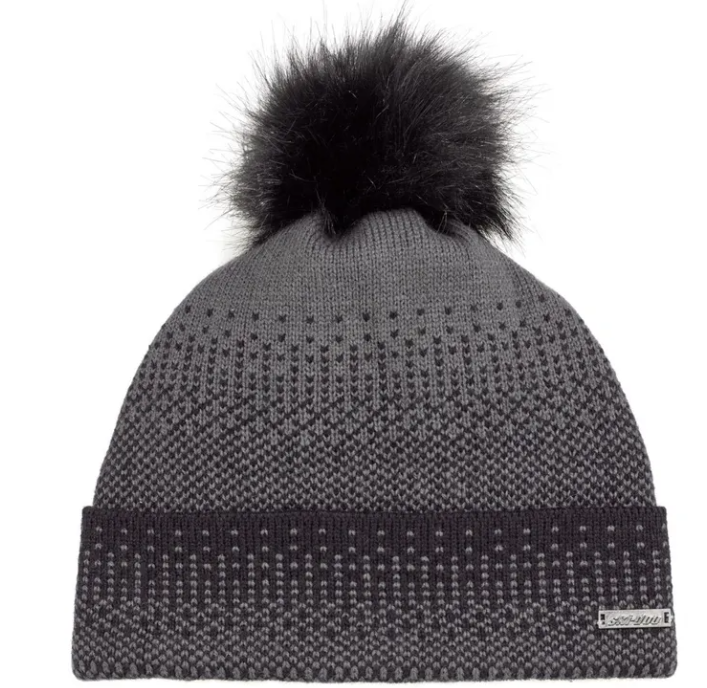 Ski-Doo Ladies Faux-Fur Pom-Pom Beanie