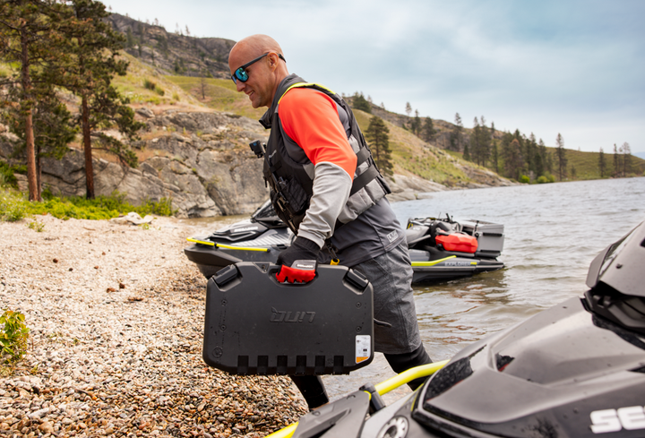 coming off sea-doo with linq cargo box