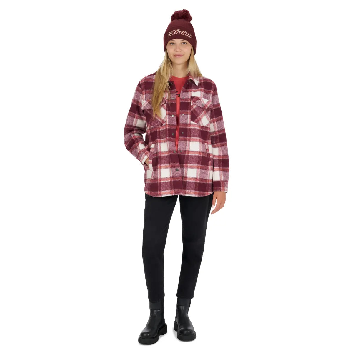 Ski-Doo Women's Plaid Overshirt