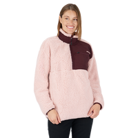 Ski-Doo Women's 1/4 zip Sherpa Fleece