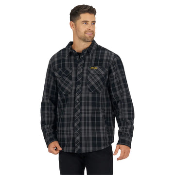 Ski-Doo Men's Plaid Bonded Overshirt
