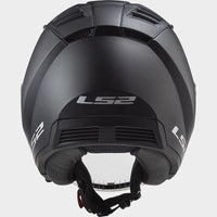 LS2 Copter Solid Open Face with Sunshield - Black