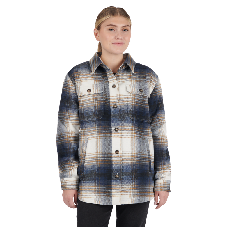 Ski-Doo Ladies Lifestyle Plaid Overshirt