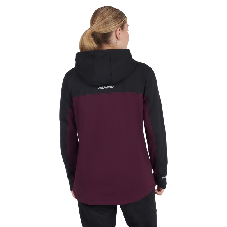 Ski-Doo Ladies Hybrid Zip-Up Tech Fleece