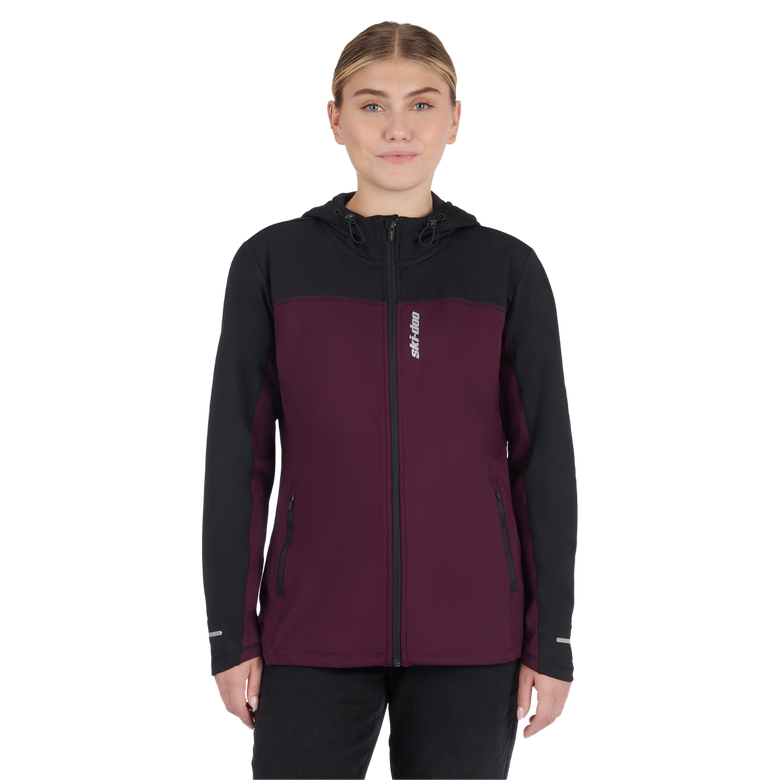 Ski-Doo Ladies Hybrid Zip-Up Tech Fleece