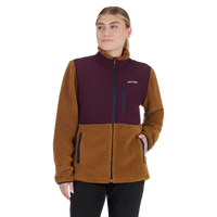 Ski-Doo Ladies Bronze Teddy Fleece Jacket