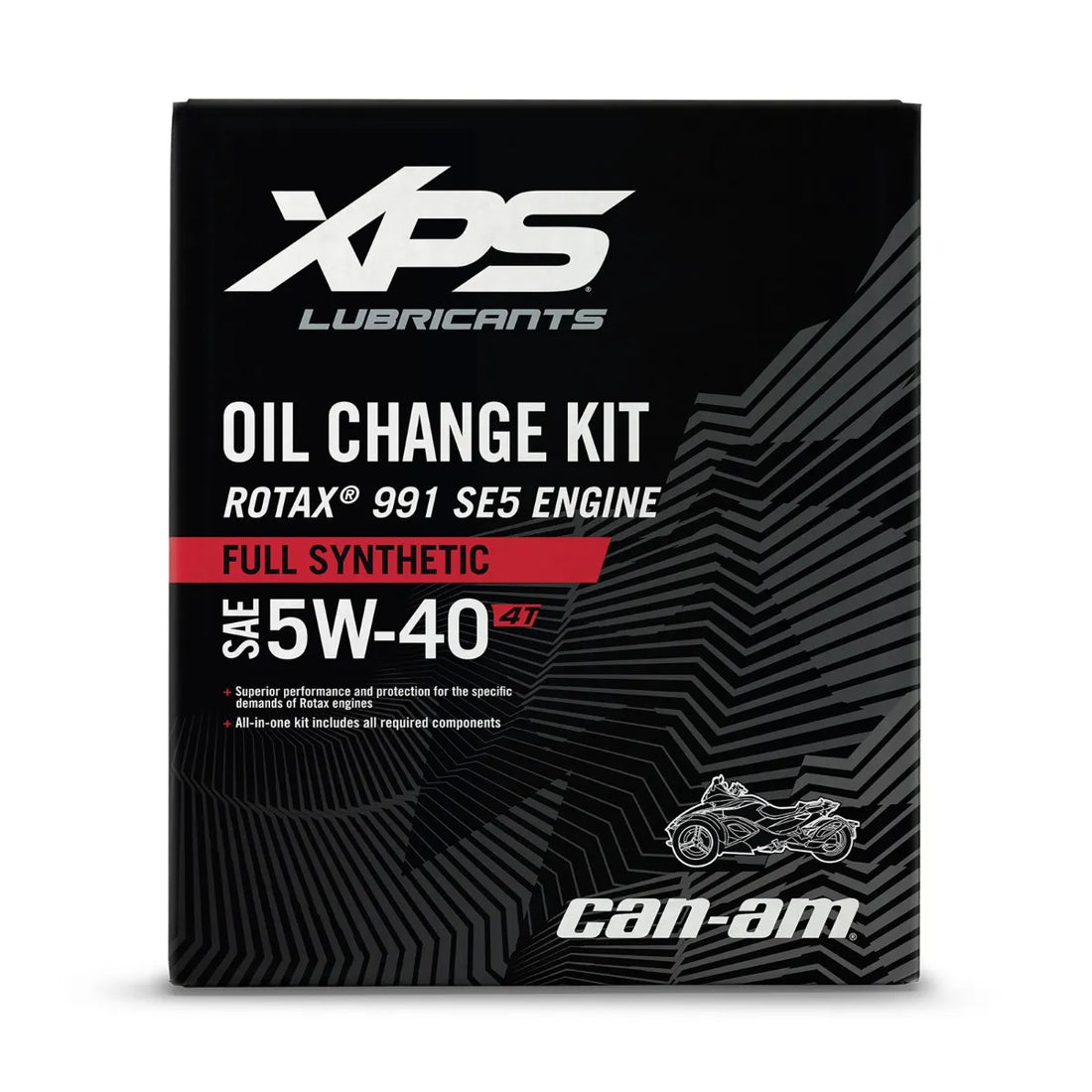 XPS 4T 5W-40 Full Synthetic Oil Change Kit for Rotax 991 (SE5) engine