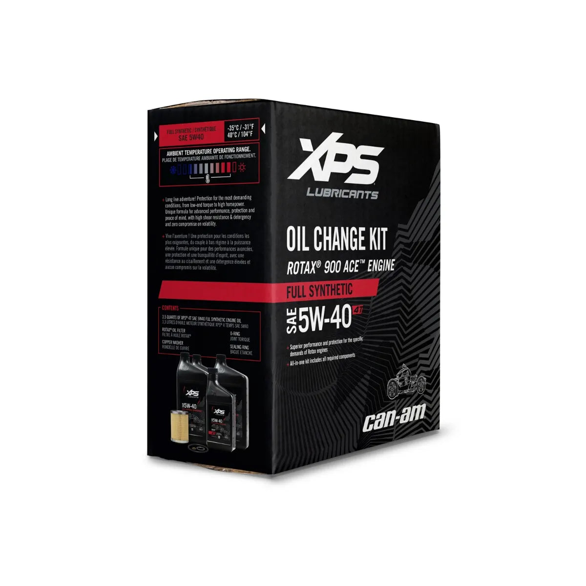 XPS 4T 5W-40 Full Synthetic Oil Change Kit for Rotax 991 (SM5) engine