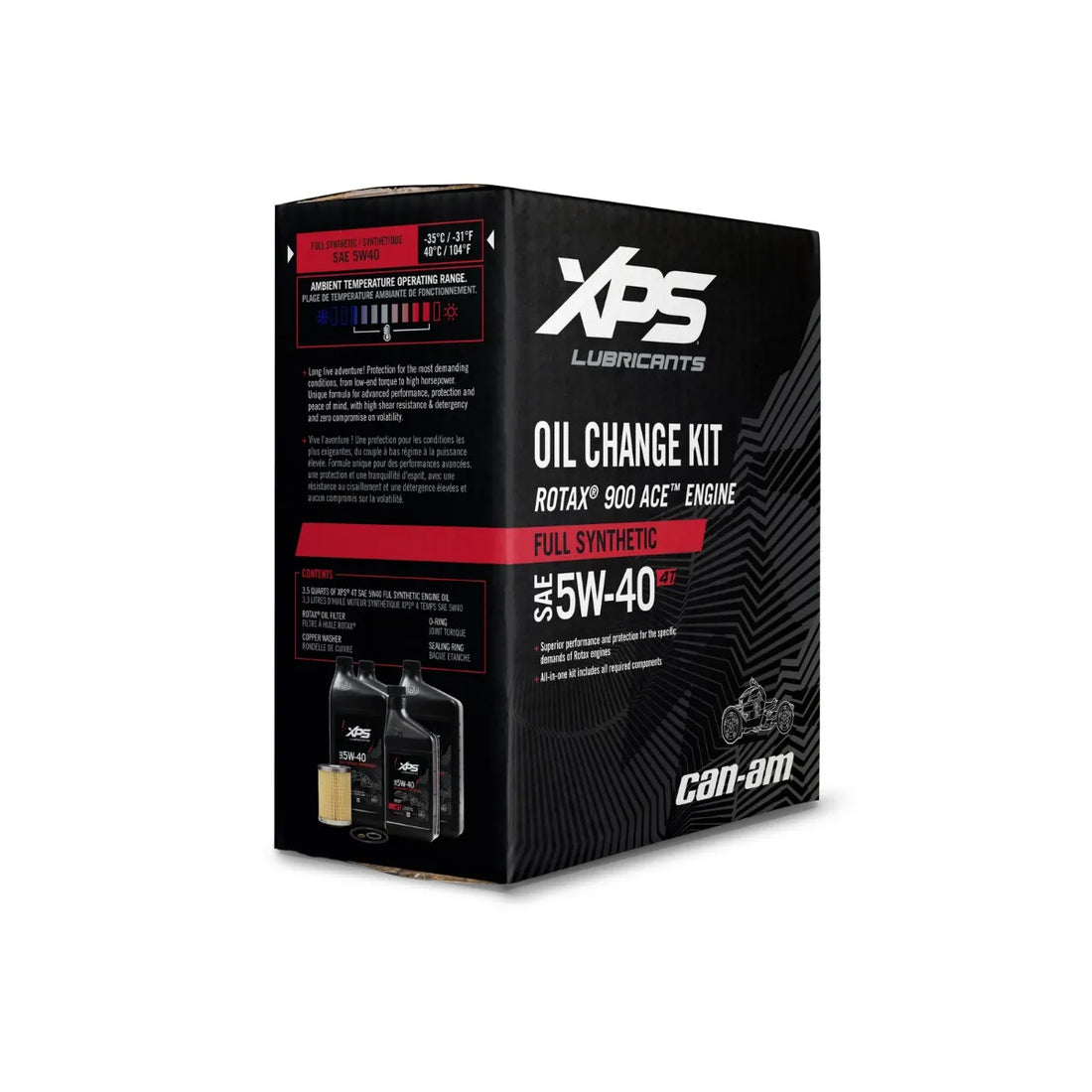 XPS 4T 5W-40 Full Synthetic Oil Change Kit for Rotax 991 (SM5) engine