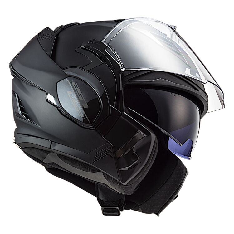 LS2 Valiant II Blackout Modular Helmet - Matte Black