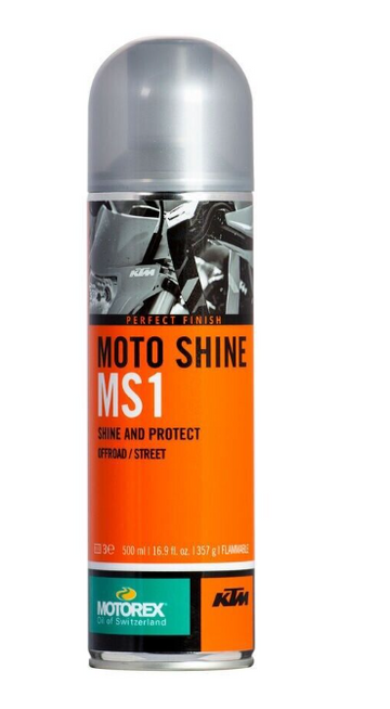 KTM MOTOREX MOTO SHINE MS1 500 ML SPECIAL GLOSS SPRAY