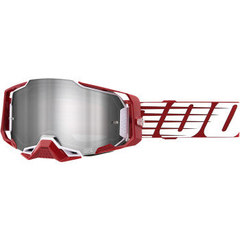 100% Red Armega MX Goggles